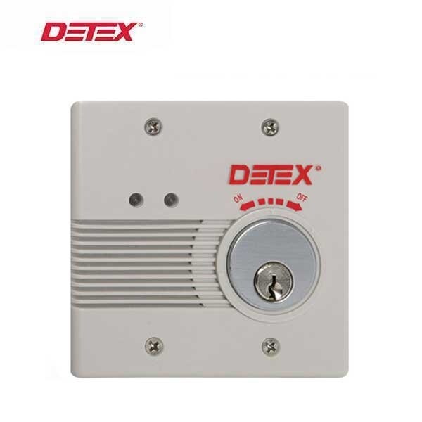 Detex SURFACE MOUNT AC/DC POWERED ALARM, GRAY FINISH (STANDARD), EA-561 WARNING SIGN AND BACK BOX INCLUDED DTX-EAX-2500S - main
